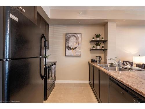 239-5010 Corporate Drive, Burlington, ON - Indoor Photo Showing Kitchen With Double Sink