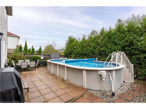 93 Bradley Avenue, Binbrook, ON - Outdoor With Above Ground Pool With Backyard