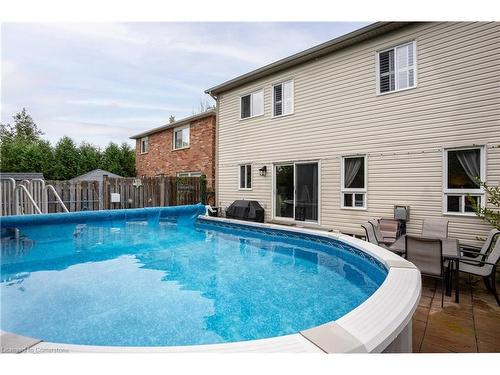 93 Bradley Avenue, Binbrook, ON - Outdoor With Above Ground Pool With Backyard With Exterior