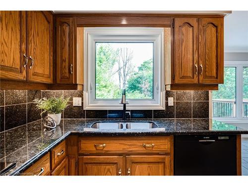 2313 Homer Drive, Burlington, ON - Indoor Photo Showing Kitchen With Double Sink