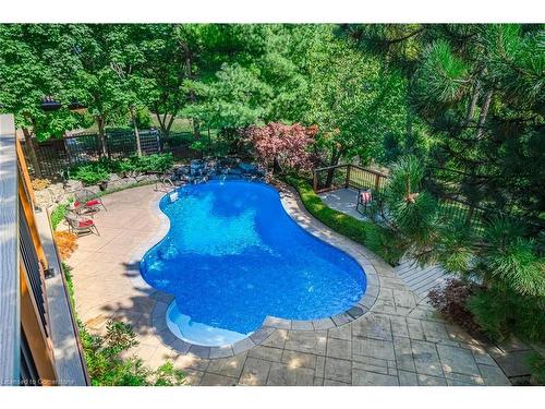 2313 Homer Drive, Burlington, ON - Outdoor With In Ground Pool With Deck Patio Veranda