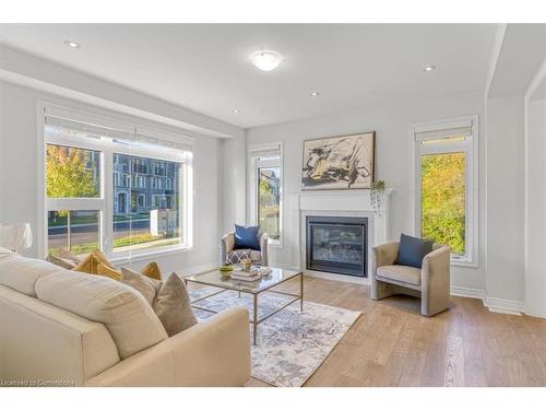 142 Settlers Road East Road E, Oakville, ON - Indoor Photo Showing Living Room With Fireplace