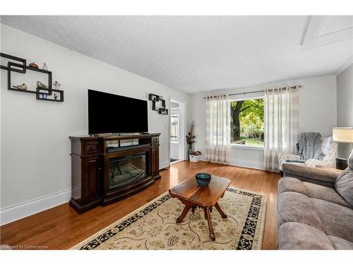 271 Carlisle Road, Hamilton, ON - Indoor Photo Showing Living Room With Fireplace