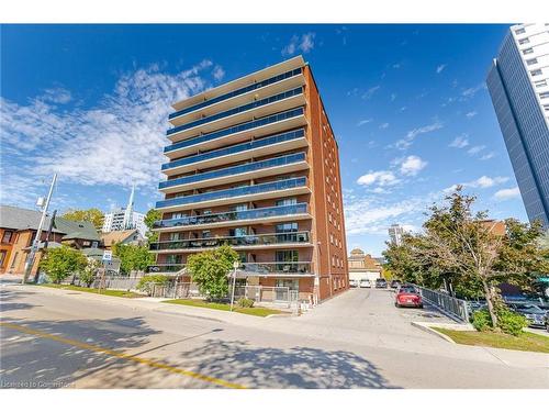 101-81 Charlton Street E, Hamilton, ON - Outdoor With Balcony With Facade