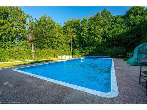 2434 Eileen Drive, Burlington, ON - Outdoor With In Ground Pool With Backyard