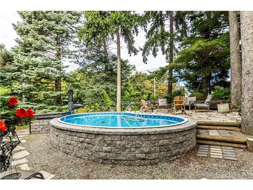 162 Parnell Road, St. Catharines, ON - Outdoor With Above Ground Pool With Backyard