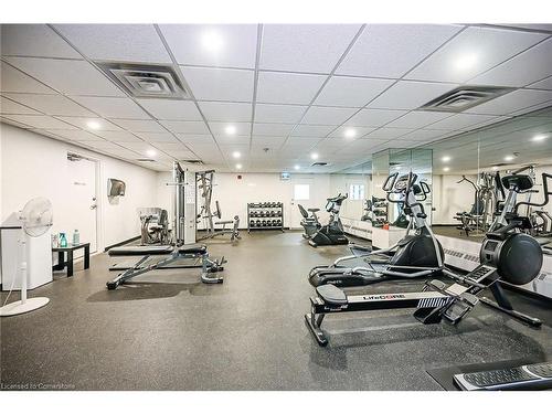 704-120 Duke Street, Hamilton, ON - Indoor Photo Showing Gym Room