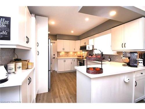 3 Pleasant Avenue, Hamilton, ON - Indoor Photo Showing Kitchen With Double Sink