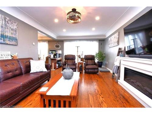 3 Pleasant Avenue, Hamilton, ON - Indoor Photo Showing Living Room With Fireplace