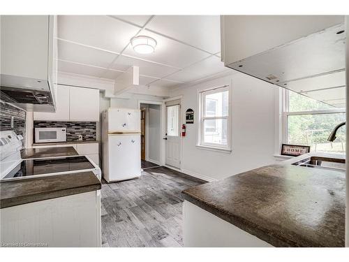 170 Lake Avenue N, Hamilton, ON - Indoor Photo Showing Kitchen With Double Sink