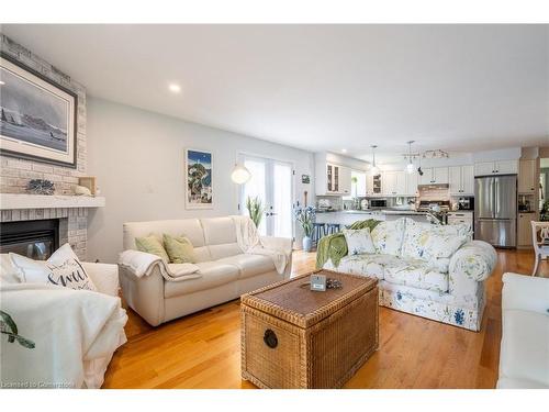 63 Forestgate Drive, Hamilton, ON - Indoor Photo Showing Living Room With Fireplace