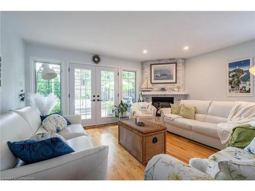 63 Forestgate Drive, Hamilton, ON - Indoor Photo Showing Living Room With Fireplace