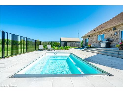 1068 Wyatt Road, Hamilton, ON - Outdoor With In Ground Pool