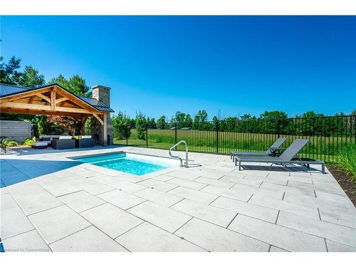 1068 Wyatt Road, Hamilton, ON - Outdoor With In Ground Pool With Backyard