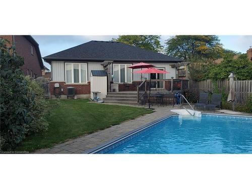 11 Sidare Court, Grimsby, ON - Outdoor With In Ground Pool With Deck Patio Veranda