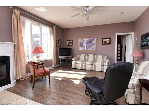 11 Sidare Court, Grimsby, ON - Indoor Photo Showing Living Room With Fireplace