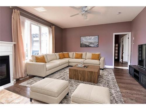 11 Sidare Court, Grimsby, ON - Indoor Photo Showing Living Room With Fireplace