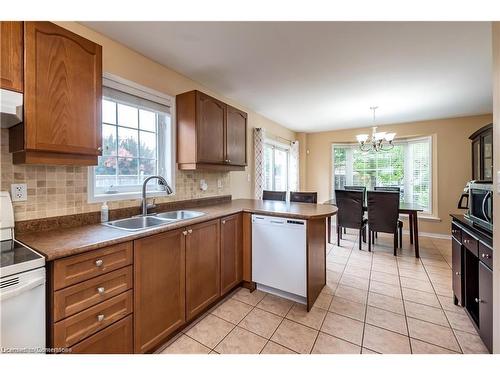 2391 Curtis Road, Burlington, ON - Indoor Photo Showing Kitchen With Double Sink