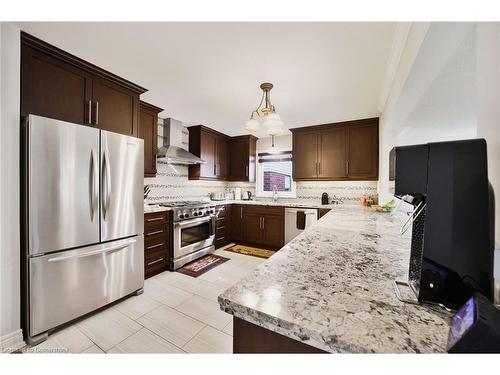 14 Jacqueline Boulevard, Hamilton, ON - Indoor Photo Showing Kitchen With Stainless Steel Kitchen