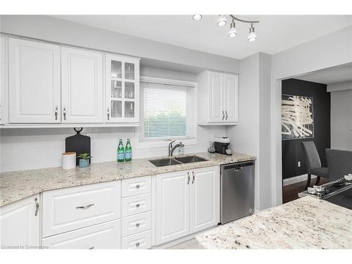 120 Aylmer Crescent, Hamilton, ON - Indoor Photo Showing Kitchen With Double Sink