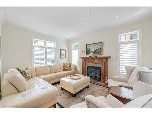 3082 Ingleton Lane, Oakville, ON - Indoor Photo Showing Living Room With Fireplace