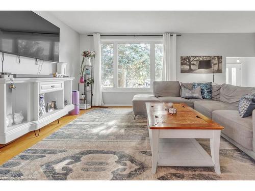 6 Palmerston Place, Hamilton, ON - Indoor Photo Showing Living Room With Fireplace