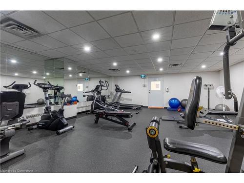 804-120 Duke Street, Hamilton, ON - Indoor Photo Showing Gym Room