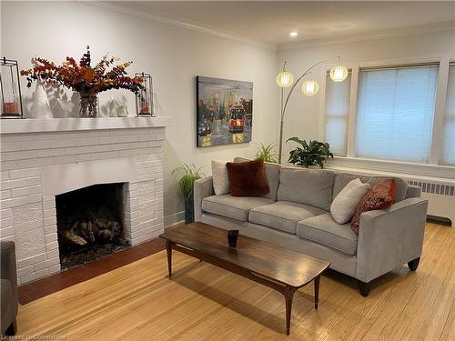 69 Edgar Street, Welland, ON - Indoor Photo Showing Living Room With Fireplace