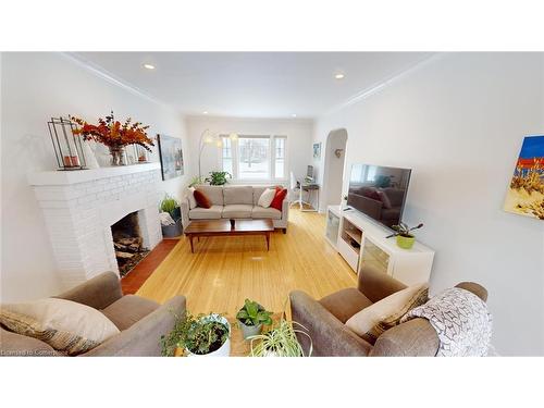 69 Edgar Street, Welland, ON - Indoor Photo Showing Living Room With Fireplace