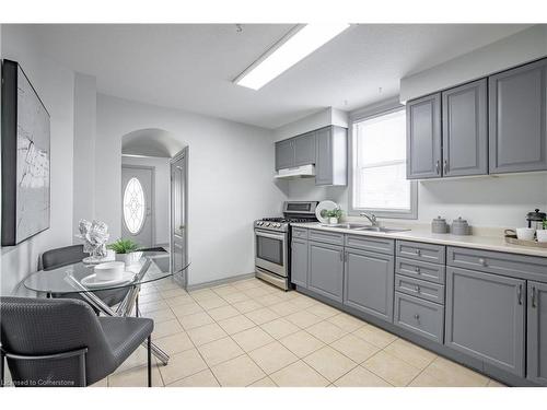 248 Fruitland Road, Stoney Creek, ON - Indoor Photo Showing Kitchen With Double Sink