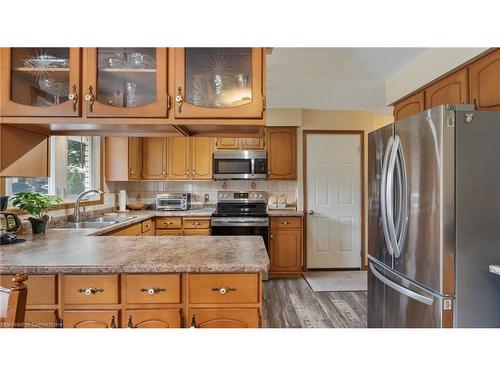 1 Virginia Avenue, Simcoe, ON - Indoor Photo Showing Kitchen With Double Sink