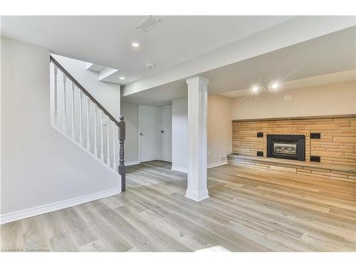 38 Dunkirk Drive, Hamilton, ON - Indoor Photo Showing Other Room With Fireplace