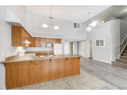 214-111 Grey Street, Brantford, ON - Indoor Photo Showing Kitchen With Double Sink