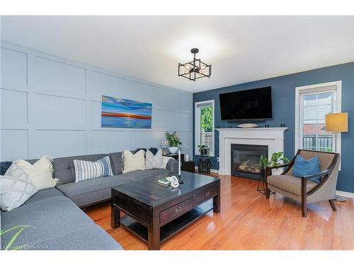 3247 Steeplechase Drive, Burlington, ON - Indoor Photo Showing Living Room With Fireplace