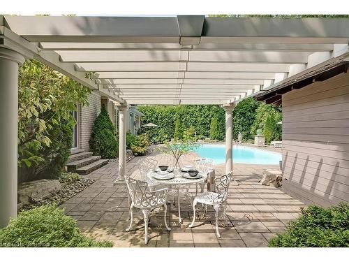 883 Kingsway Drive, Burlington, ON - Outdoor With In Ground Pool With Exterior