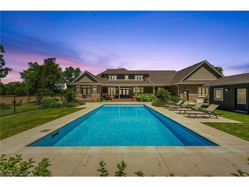 42 Parsonage Road, Ancaster, ON - Outdoor With In Ground Pool With Backyard