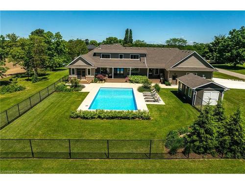 42 Parsonage Road, Ancaster, ON - Outdoor With In Ground Pool With Backyard