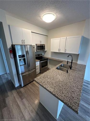 509-81 Robinson Street Street, Hamilton, ON - Indoor Photo Showing Kitchen With Double Sink