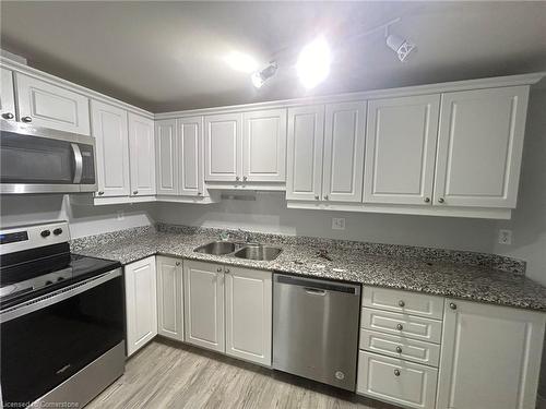 109-135 James Street S, Hamilton, ON - Indoor Photo Showing Kitchen With Stainless Steel Kitchen With Double Sink With Upgraded Kitchen