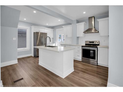 2 Berryman Avenue, St. Catharines, ON - Indoor Photo Showing Kitchen With Stainless Steel Kitchen With Upgraded Kitchen