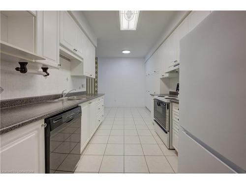 21-120 Beddoe Drive, Hamilton, ON - Indoor Photo Showing Kitchen With Double Sink