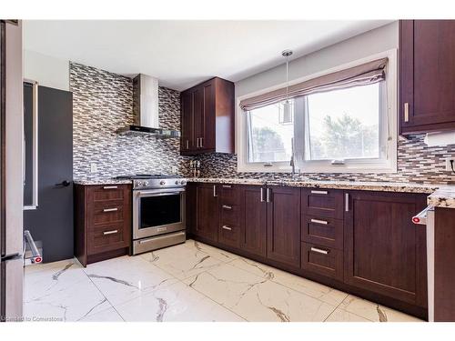 317 Glenholme Avenue, Hamilton, ON - Indoor Photo Showing Kitchen With Upgraded Kitchen