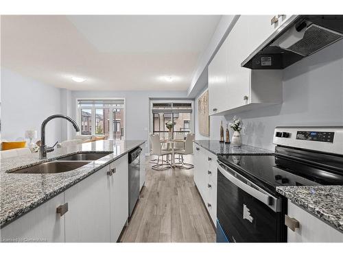 11-17-585 Colborne Street E, Brantford, ON - Indoor Photo Showing Kitchen With Stainless Steel Kitchen With Double Sink With Upgraded Kitchen