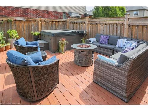 412 Annalee Drive, Ancaster, ON - Outdoor With Deck Patio Veranda