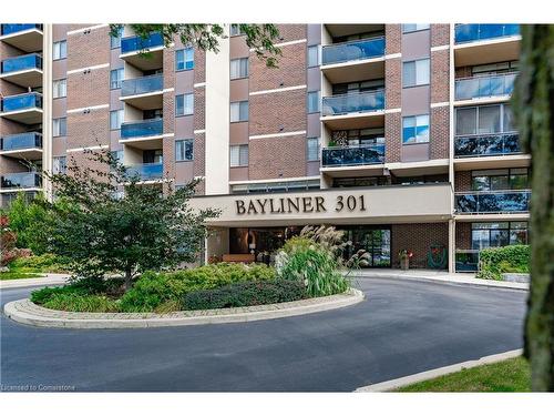 404-301 Frances Avenue, Hamilton, ON - Outdoor With Balcony With Facade