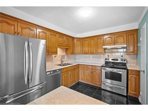 404-301 Frances Avenue, Hamilton, ON - Indoor Photo Showing Kitchen With Stainless Steel Kitchen With Double Sink