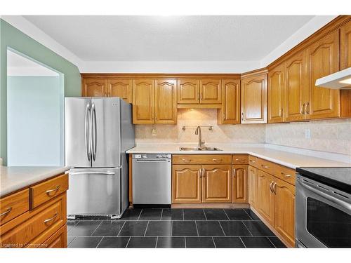 404-301 Frances Avenue, Hamilton, ON - Indoor Photo Showing Kitchen With Stainless Steel Kitchen With Double Sink