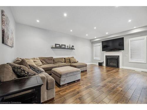 3047 Ferguson Drive, Burlington, ON - Indoor Photo Showing Living Room With Fireplace