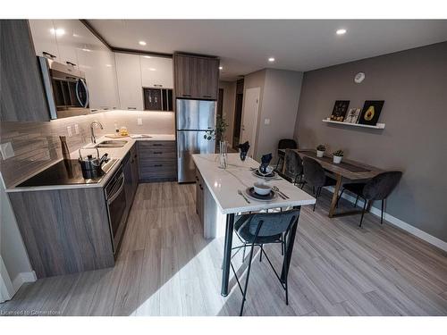 2109-20 George Street, Hamilton, ON - Indoor Photo Showing Kitchen With Double Sink