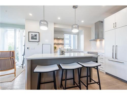 206-500 Brock Avenue, Burlington, ON - Indoor Photo Showing Kitchen With Upgraded Kitchen